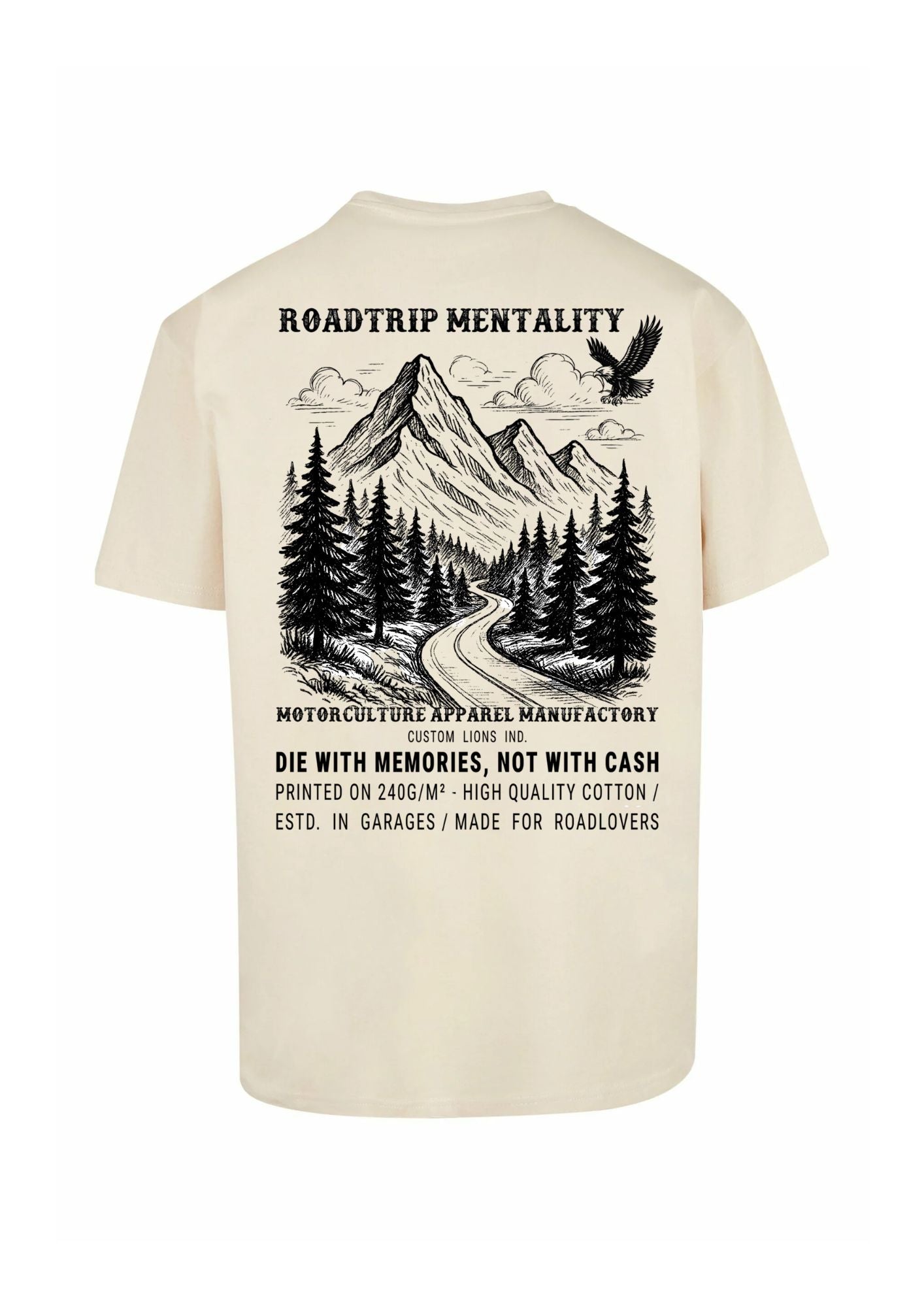 Oversized Shirt "Roadtrip Mentality"