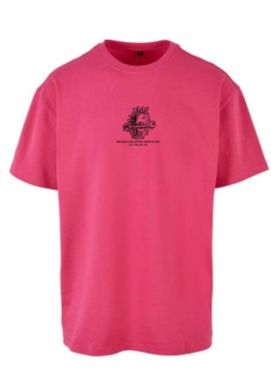 Oversized Shirt "Back to the Roots" - Hibiskus