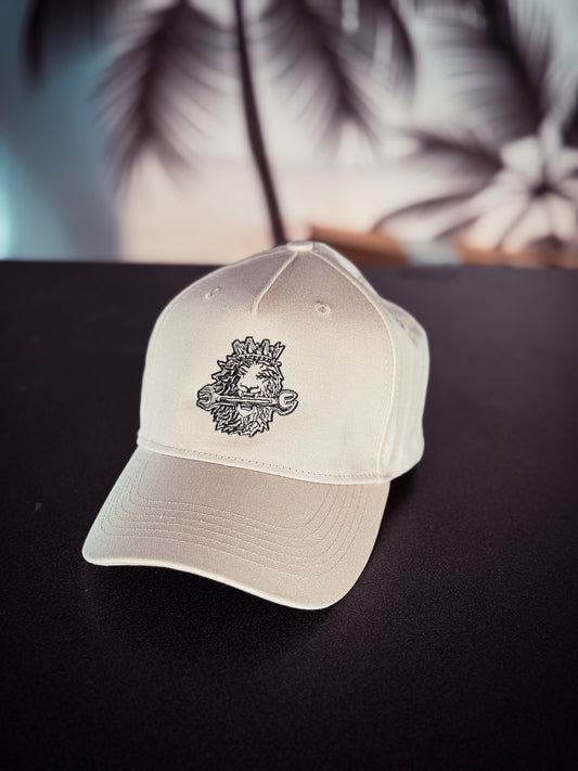 Stick Cap "Lion" in beige